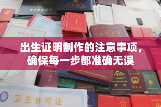 莱山出生证明制作的注意事项，确保每一步都准确无误