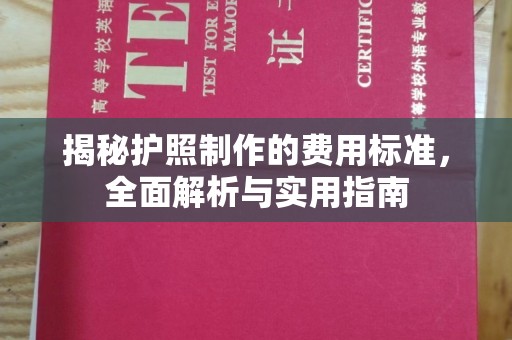 莱山揭秘护照制作的费用标准，全面解析与实用指南